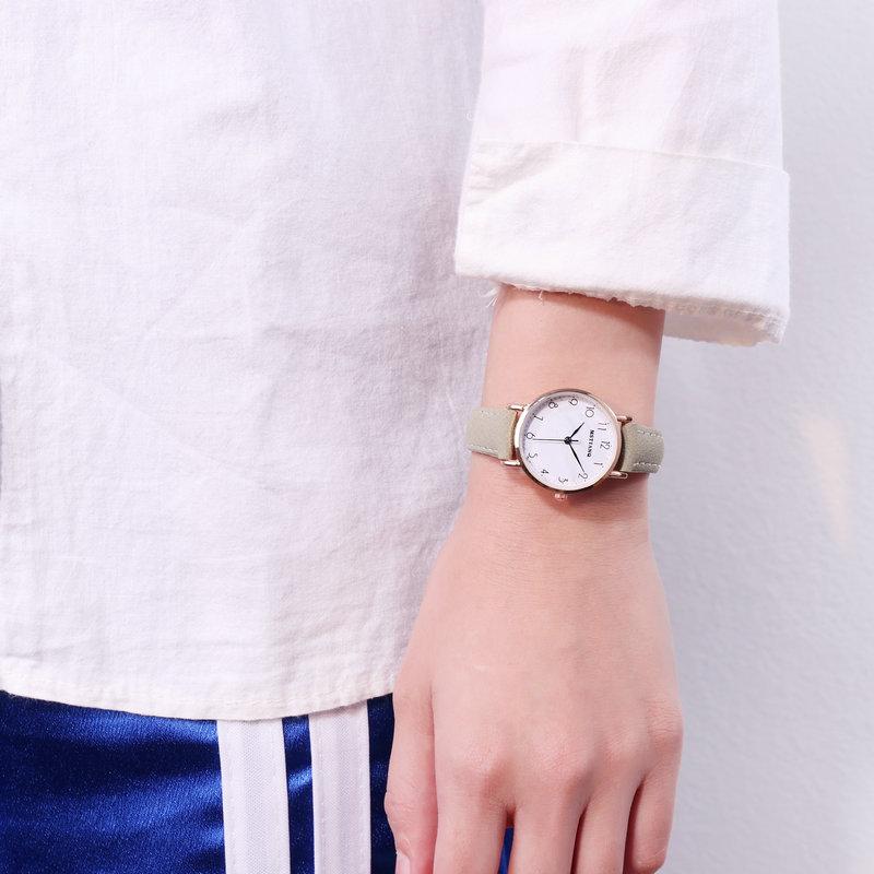 Retro Style Simple Temperament Women'S Watch Girlfriend Girl Student Casual Fashion Trend Versatile Quartz Watch