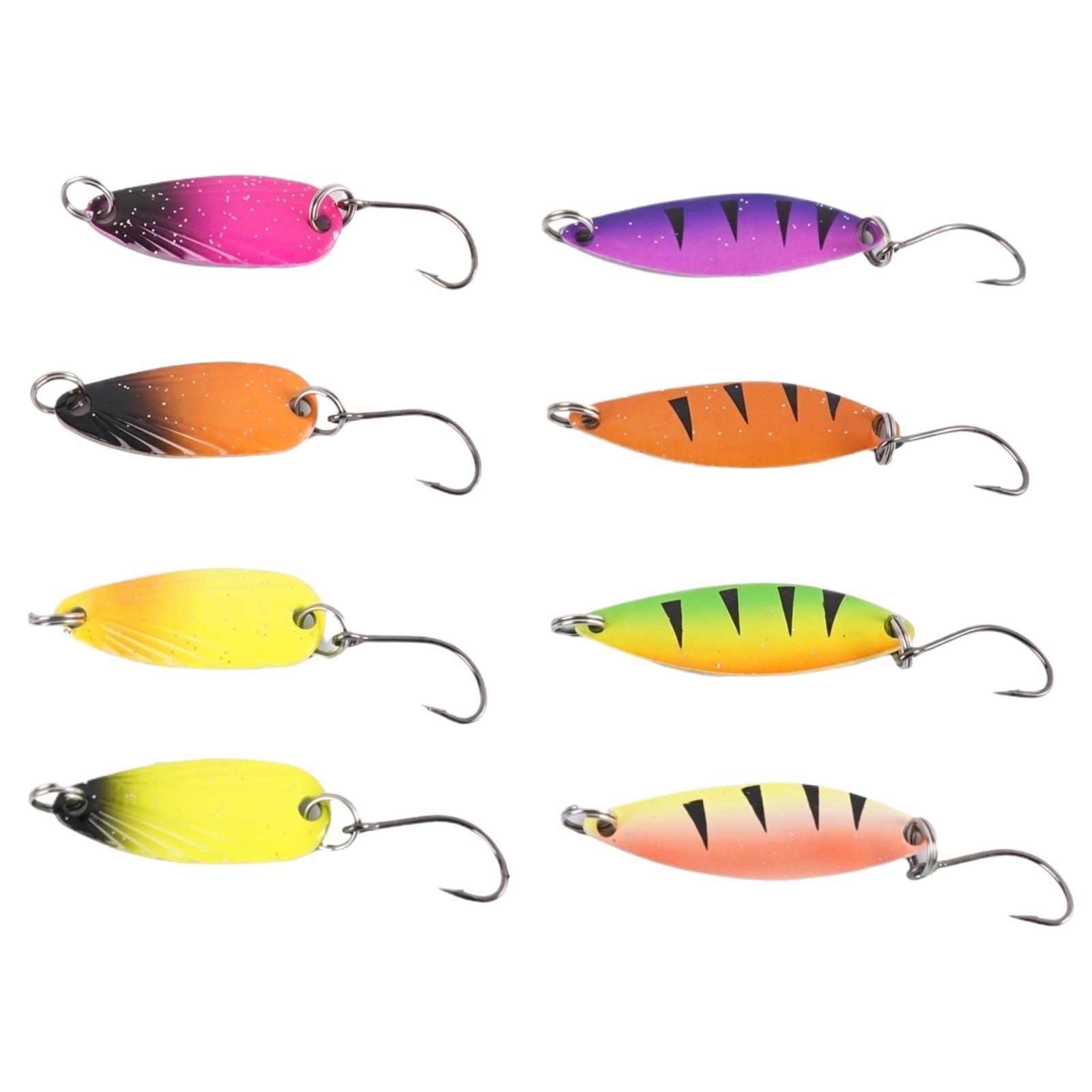 

16PCS Biomimetic Fake Leaf Glitter Long-Range Throwing Ferrous Board Road Sub Suit one size