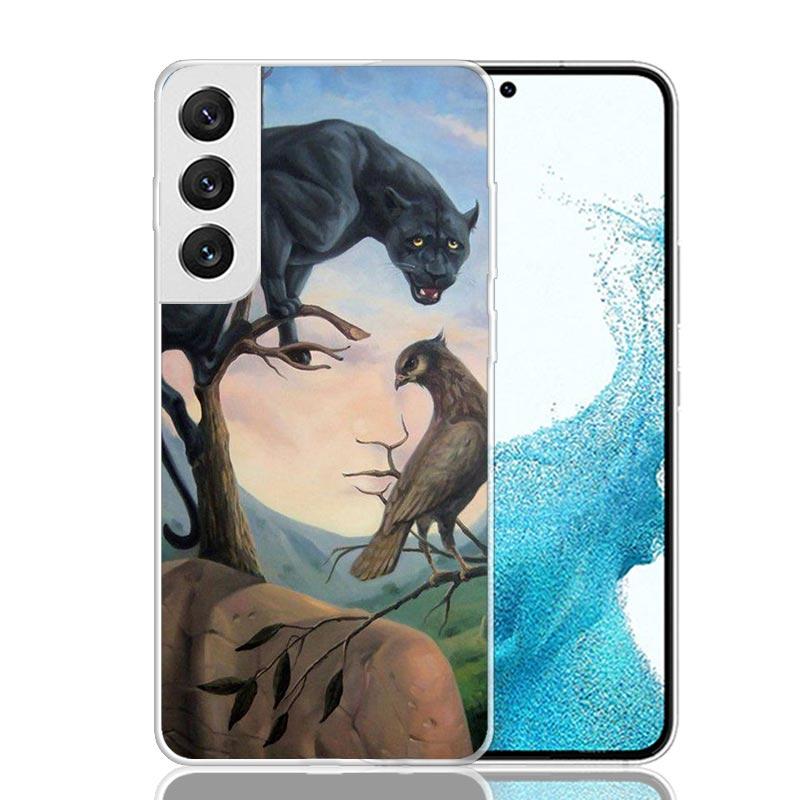 Salvador Dali Kunst Für Samsung Galaxy S25 S24 S23 S21 S22 Ultra Handyhülle S10 Plus S20 FE + Gehäuse Schale Cover