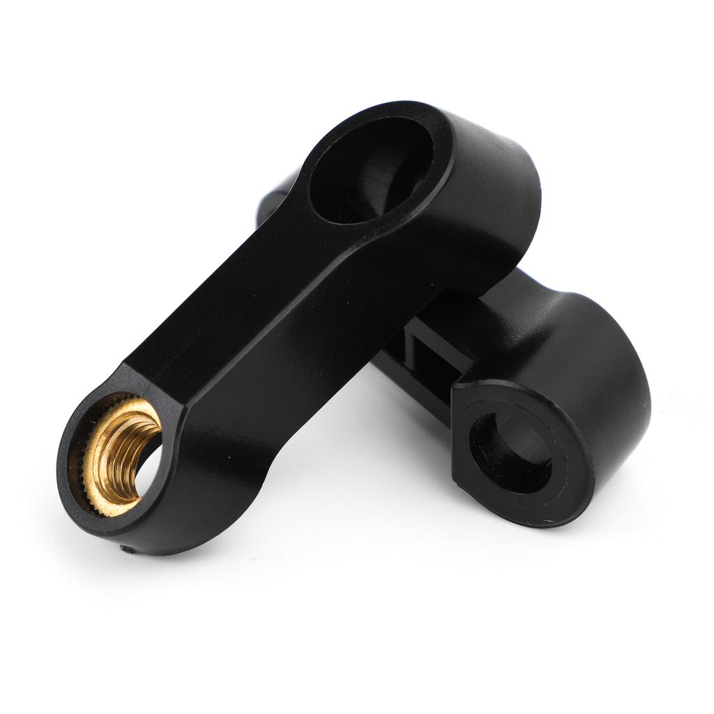 Motorcycle Mirror Extender Riser Extension Bracket Black 10mm M10 Fit for Honda