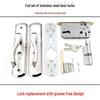 Adjustable Panel Stainless Steel Interior Door Lock
