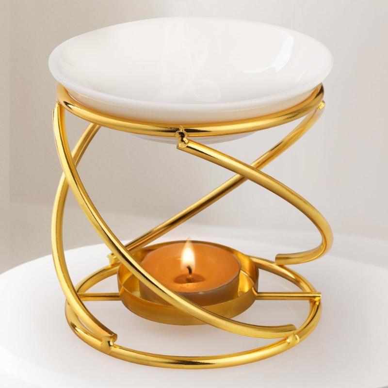 Dekorative Keramik Ätherisches Öl Brenner Aromatherapie Duftdiffusor Teelichthalter Ständer für Meditationsraum