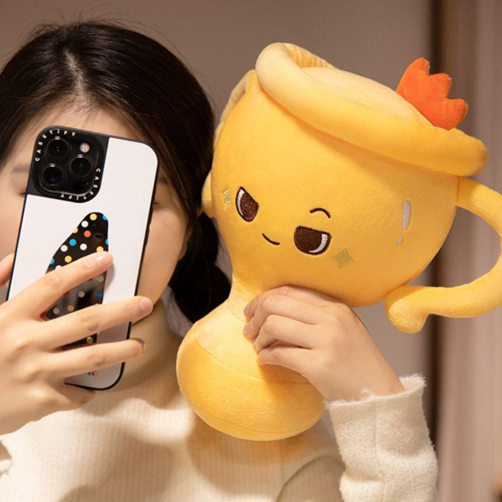 PP Cotton Trophy Shape Plush Doll Simulation Stuffed Animal Plush Toys  Home Decor
