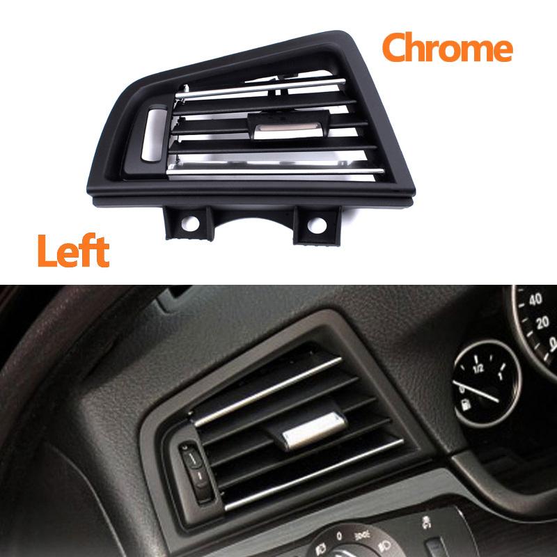 LHD RHD Front Central Left Right Rear AC Conditioner Chromed Air Vent Grille Outlet Panel For BMW 5 Series F10 F11 2010-2017 4YHD