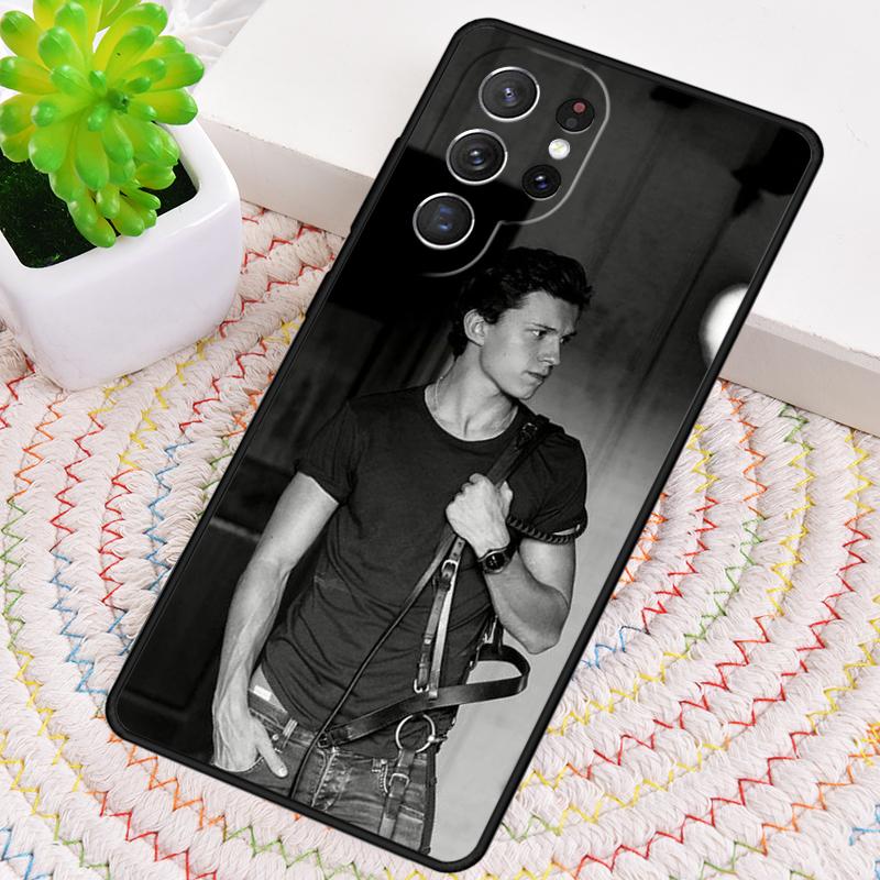 movie star Tom Holland Silicone Phone Case For Samsung Galaxy note 10 pro S26 S25 S24 S23 S22 S21 Plus S25Ultra Capa Cover