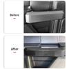 4pcs Carbon Fiber Style Car Inner Door Handles Cover Trim ABS Plastic For Ford F150 2015-2020 Super Cab/Extended Cab