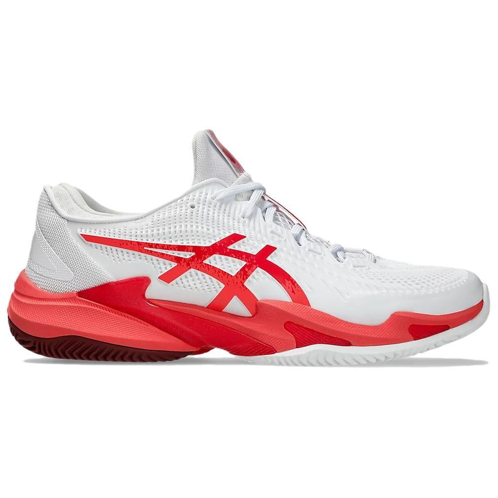 ASICS Court Ff 3 Novak Clay White Electric Red 1041A521-966