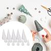 15x Craft Foam Cones DIY Home Project Cake Topper Christmas Tree for Table Centerpiece Celebration Party Activities Crafting