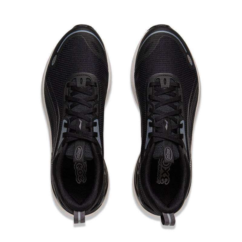 Li-Ning Yishi Soft Elastic Breathable Shock Absorbing Low Top Men Running Shoes Black ARSV015-5