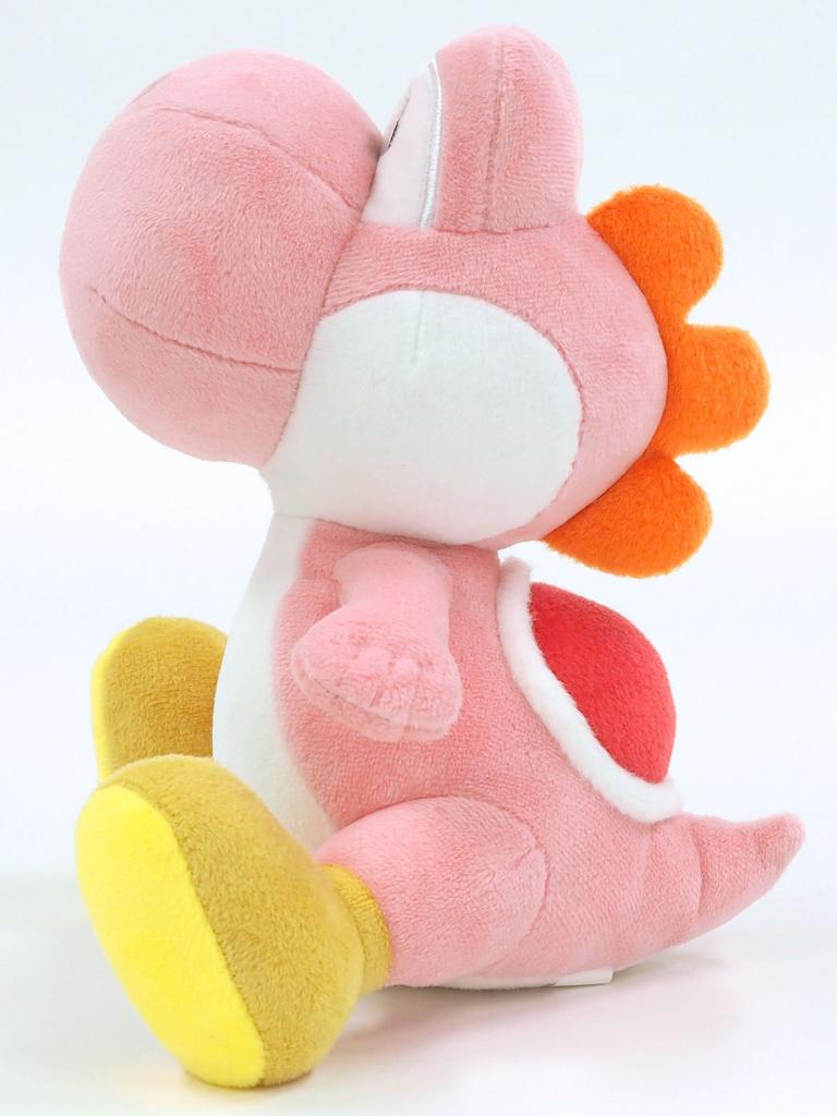 Sanei Boeki Super Mario ALL STAR COLLECTION Pink Yoshi (S) W13.5 X D15.5 X H20cm Plush AC46