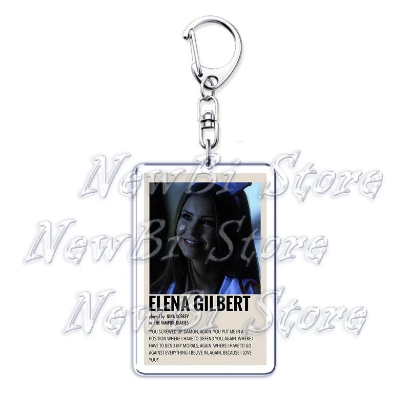 The Vampire Diaries Twilight Keychain for Accessories Damon Stefan Salvatore Elena Bella Swan Edward Cullen Key Chain Keyring