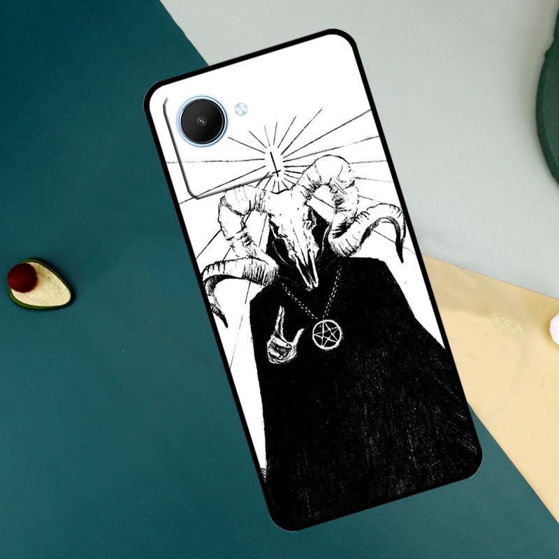 Devil Satan Dark Art For Realme 9 10 11 Pro Plus GT Neo 5 3 3T C11 C15 C25s C21Y C30 C31 C33 C35 C53 C55 Case