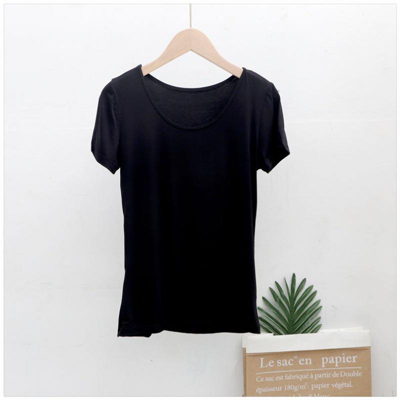 Korean Style Women’s Large U-Neck Backless Top – Short-Sleeved, Sexy, All-Match Nightclub Wear.