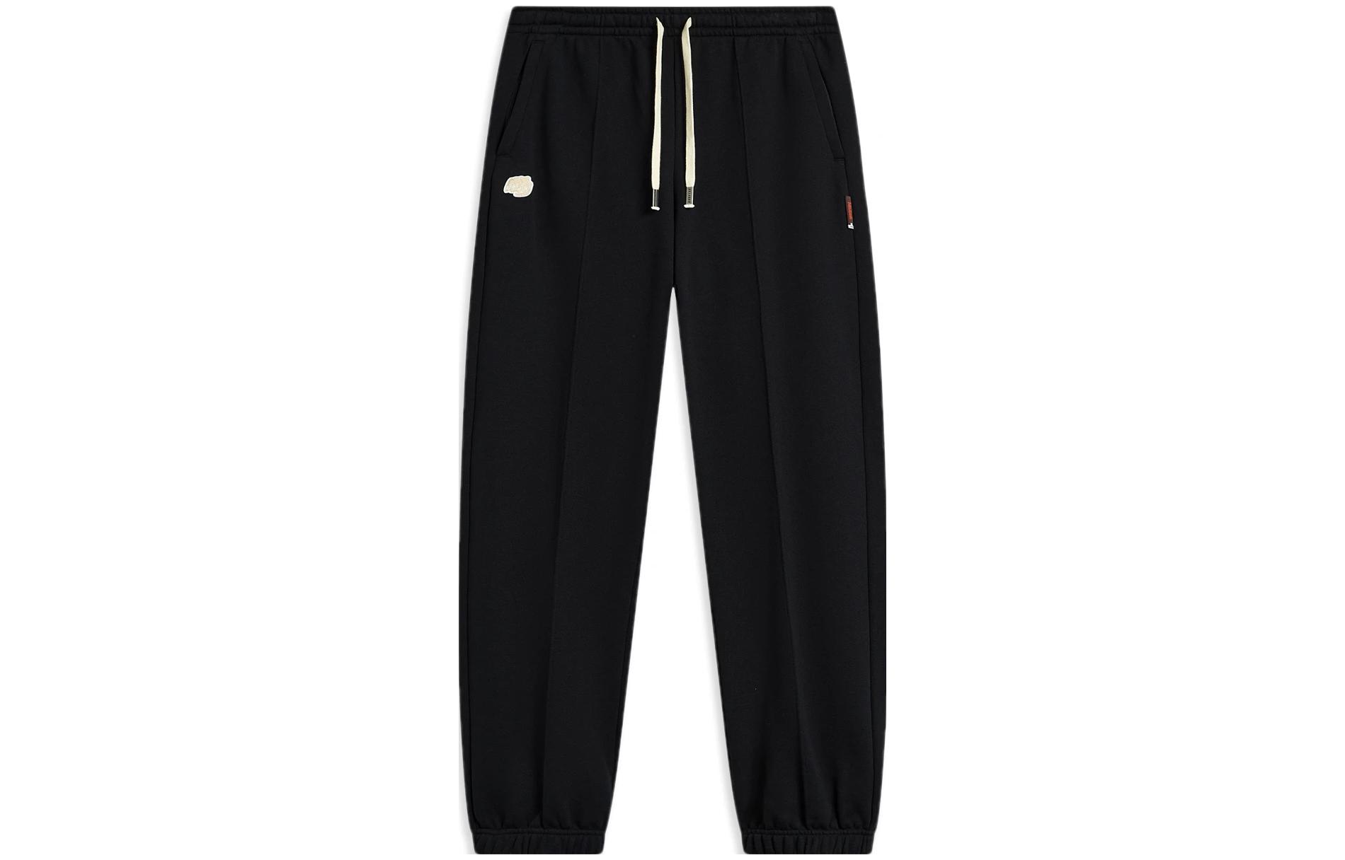 Li Ning Badfive Knitted Sweatpants Men s Black AKLT843-4 L