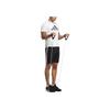 Adidas Train Essentials Piqué 3-Stripes Training Shorts Men Shorts Black White IB8243