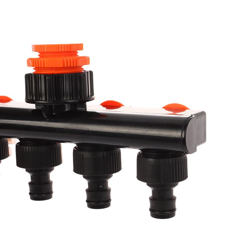 Ventilverteiler 1/2 Zoll 3/4 Zoll 1 Zoll Bewässerungsanschlussverteiler 1- bis 4-Wege-Schlauchverteiler für Wasserleitungsschlauchhahnanschlüsse