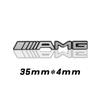 AABGS1 10Pcs Metal Car Audio Decoration Sticker Auto Badge Decal For Mercedes Benz AMG W203 W204 W205 W209 W210 W211 W212 W176 W140