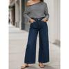 Women S Vintage Casual Straight Leg Slim Fit Jeans