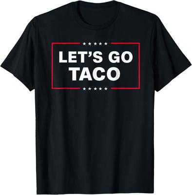 Vtipné tričko Let's Go Taco