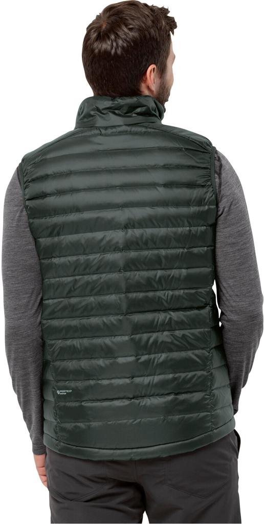 Куртка Jack Wolfskin Passamani Down Vest M черная олива