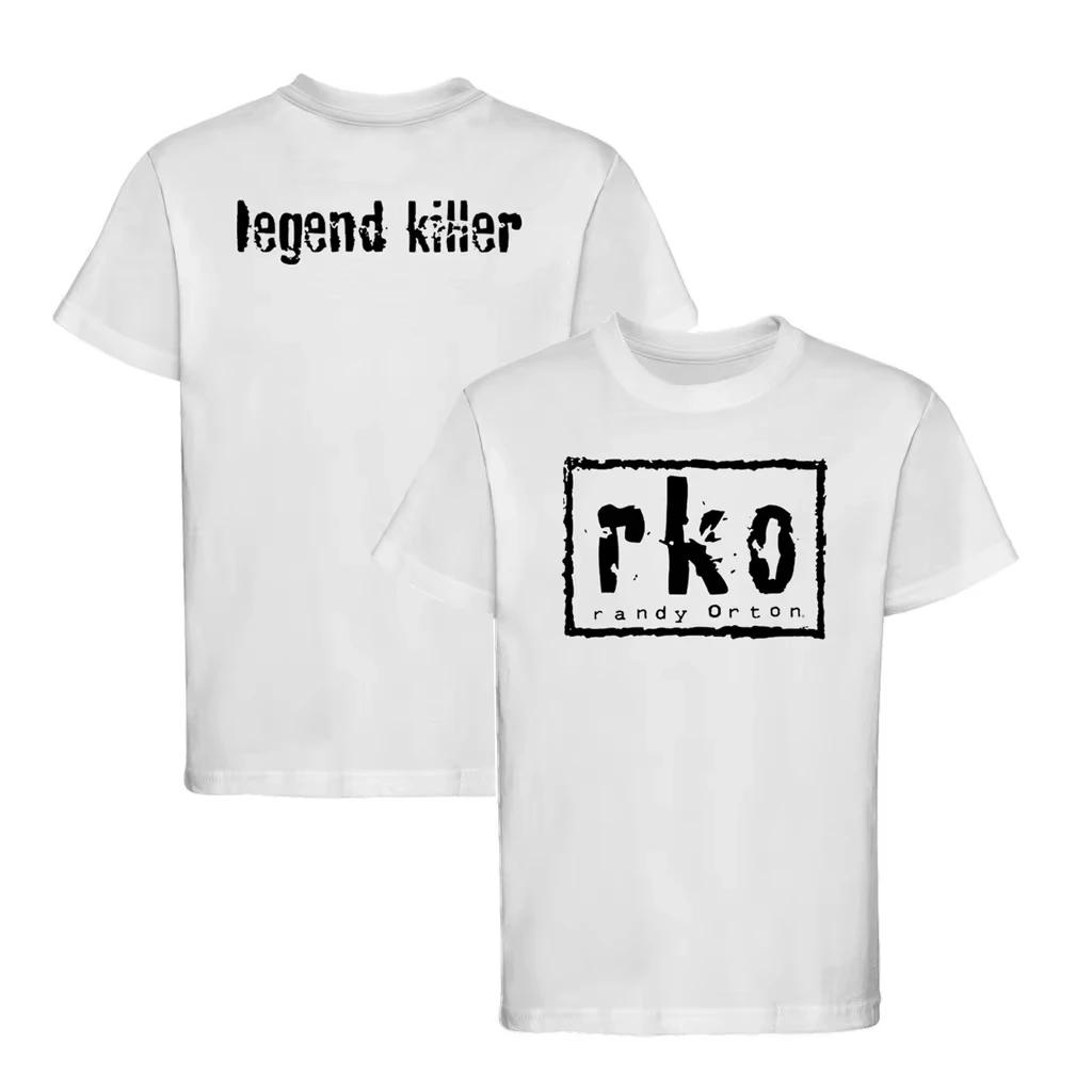 

Summer men s round-neck T-shirt, cotton wrestling short-sleeved retro top, casual breathable quick-drying outdoor sportswear S