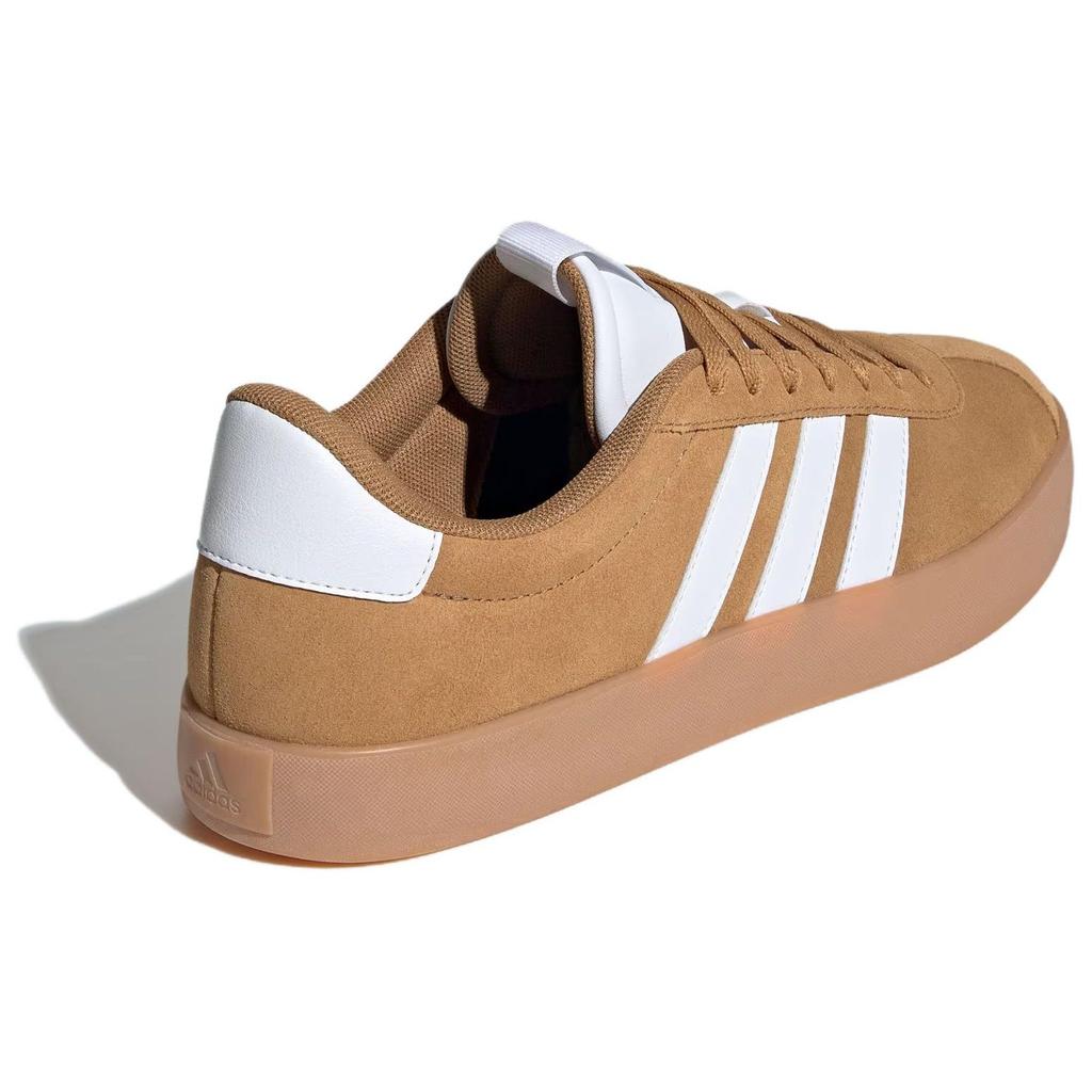Adidas Vl Court 3.0 Comfortable Versatile Shock Absorbing Durable Low Top Skate Shoes Unisex Sneakers Brown ID9183