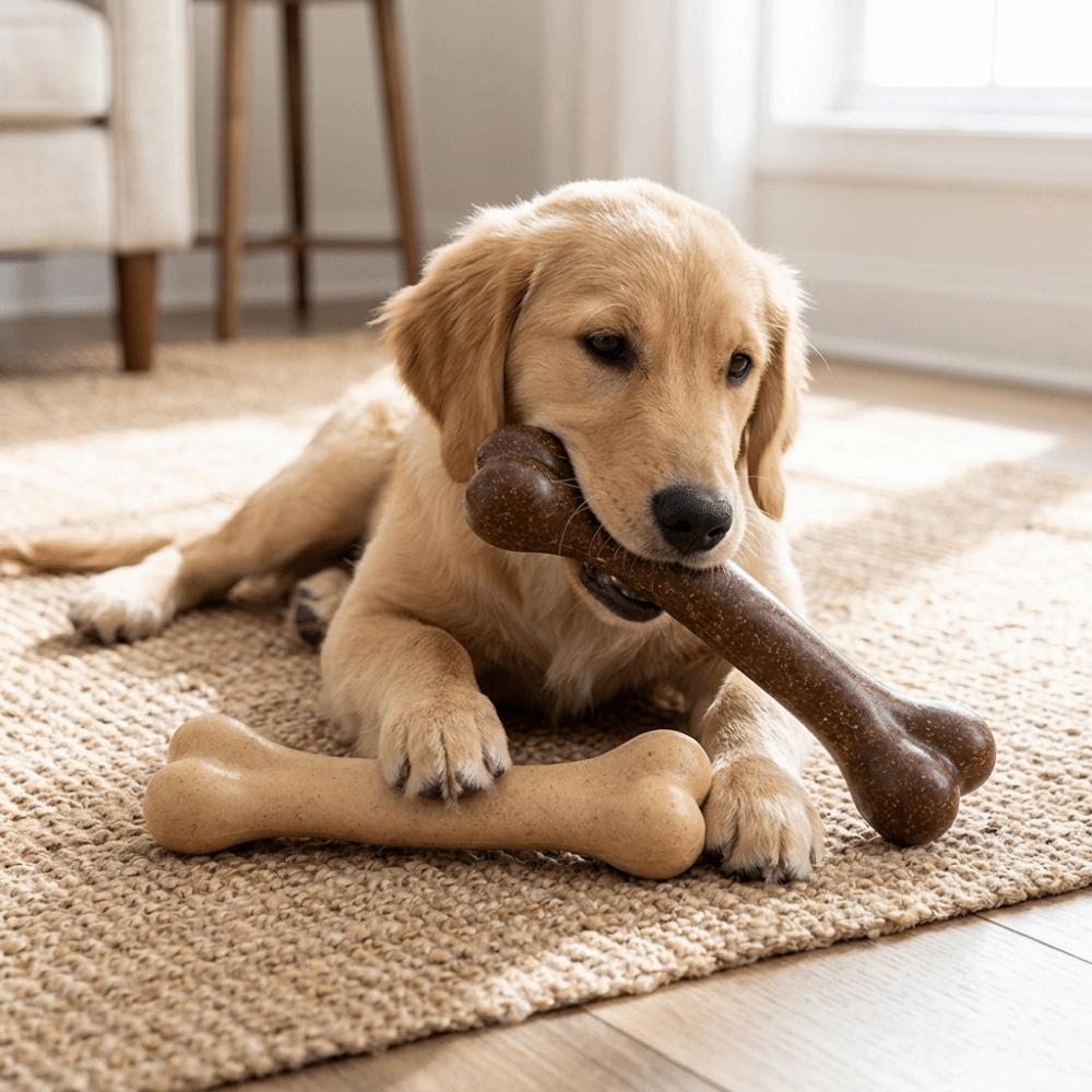 Wear Tough Dog Molar Stick Beef Scent Durable Bite Toy Indoor Outdoor Play