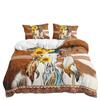 Bed Three-Piece Animal Cow Kit Fur Texture Quilt Cover Two-Piece Bedroom