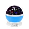 Baby-Nachtlicht mit Musik-Sternprojektor, romantische rotierende Tischlampe für Kinder, mehrere Farben