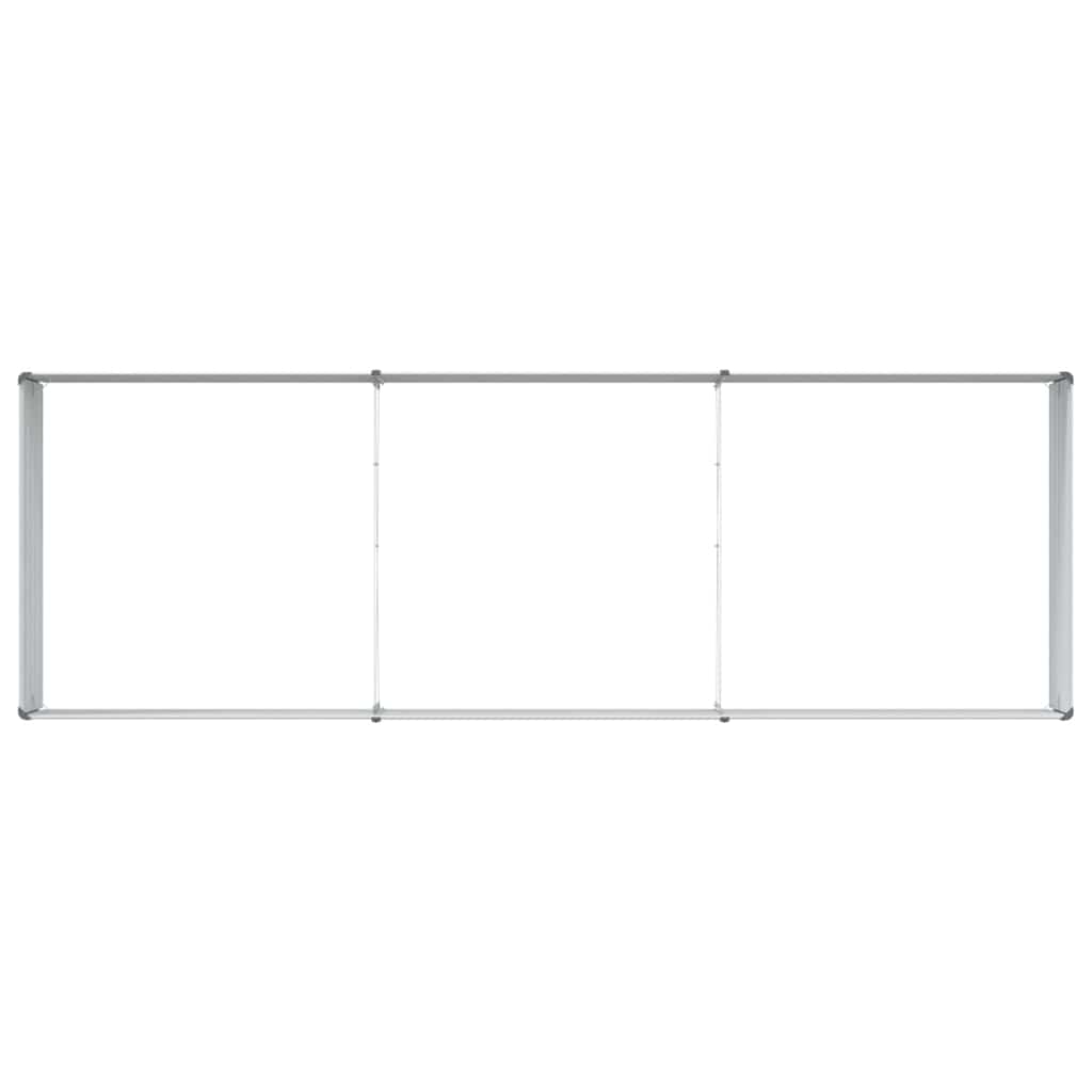 Raised Bed Light Brown 240 x 80 x 45 cm Galvanized Steel