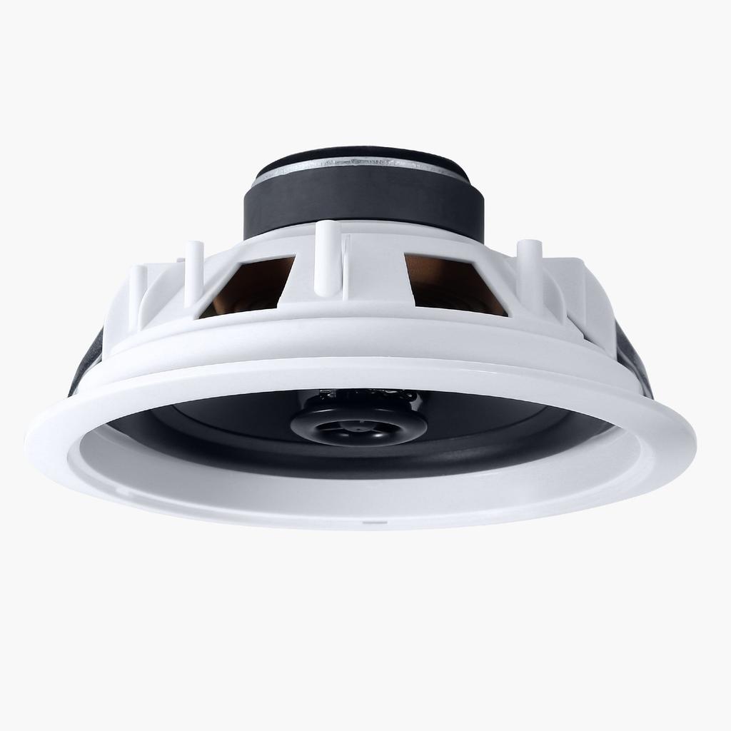 Bluetooth Ceiling Speakers, 165.1 mm, In Ceiling & In-Wall Speaker System with Amplifier, 2-Way, for Damp Humid Placement, Home Theater, Covered