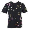 CHANEL Good condition, genuine Japanese product, P72160K10373, 22P, multi-logo icon cotton knit T-shirt tops 34 blackUsed