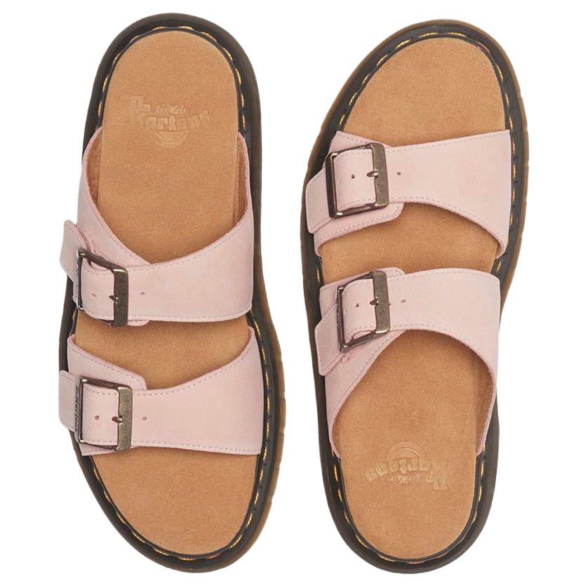 Dr. Martens Josef Minimalist Fashion Anti-Wear Slide Sandals Unisex Sandals Pink 41085650