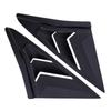 Carbon Fiber Rear Triangular Window Vent Stickers for 2020-2021 Honda Civic Louvers