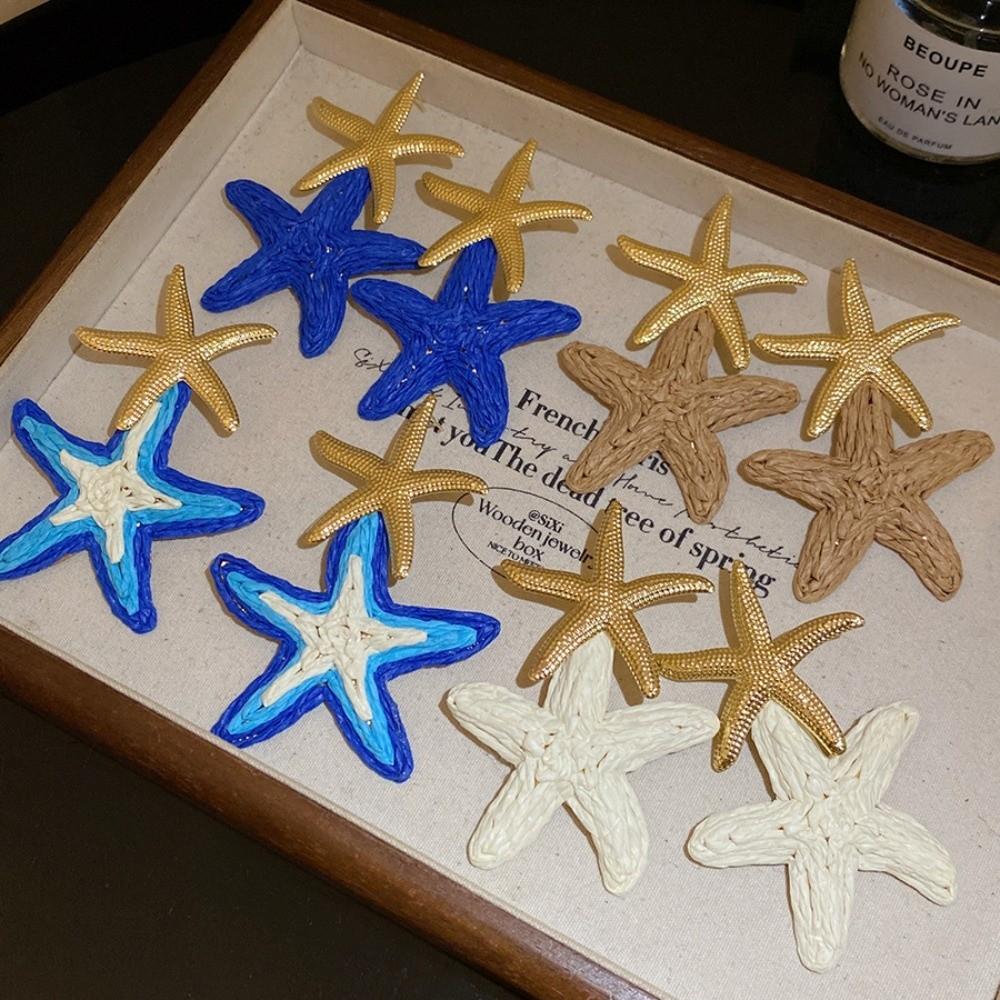 Personality Starfish Ear Pendant Elegant Star Dangle Earrings Unique Starfish Earrings Vacation