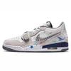 Legacy 312 Abrasion Resistant Slip Resistant Low Top Vintage Basketball Shoes Men's Gray White CD7069-124(Team181-)