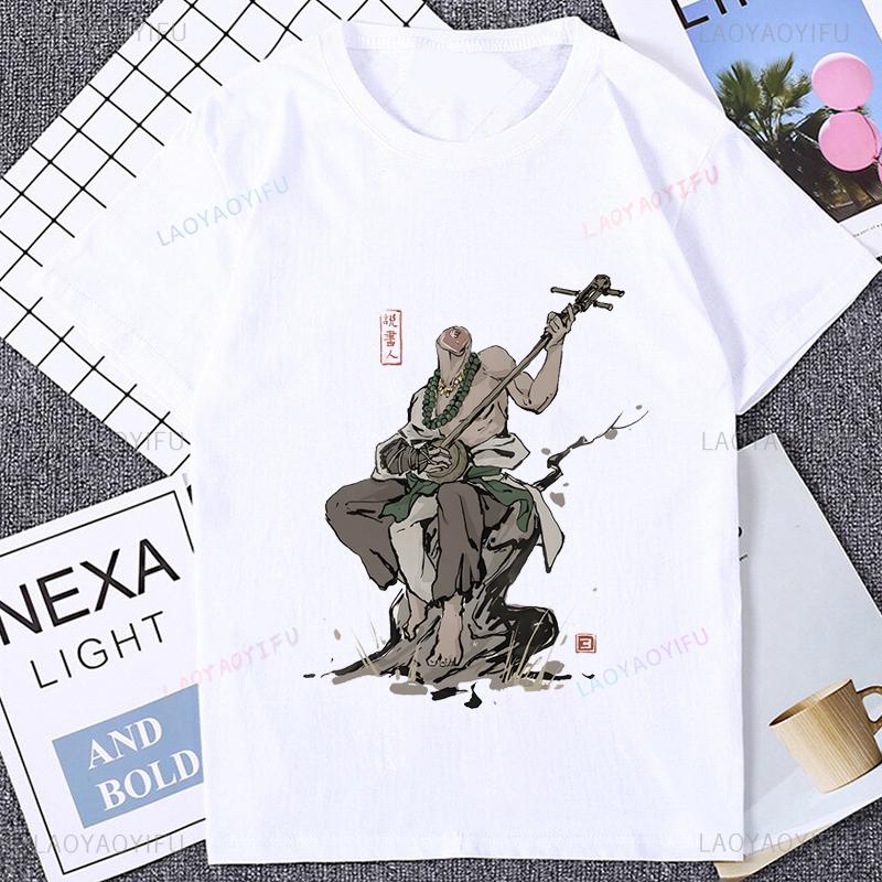 Role Playing Games Black Myth Wukong Chinese Traditional Culture T-shirt ACG Streetwear Short Sleeve Tshirt Summer Style Tee