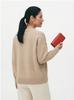 Women' Leather Wallet Wings with RFID Protection and a Roomy Interior Red