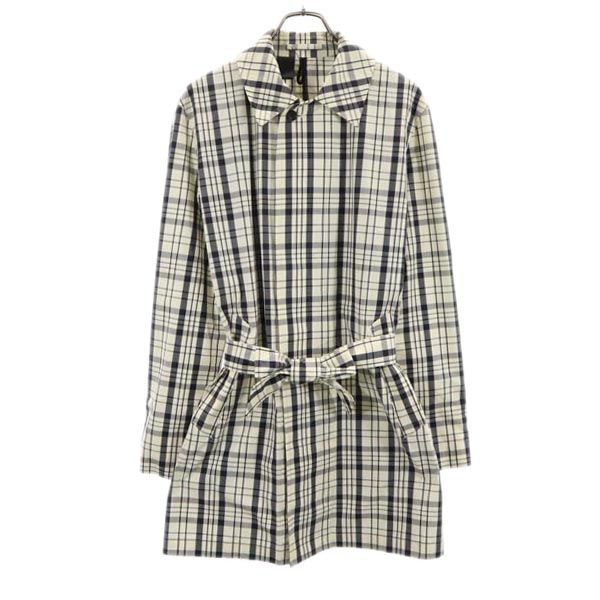 N.HOOLYWOOD Check Coat White X Black Men's Used