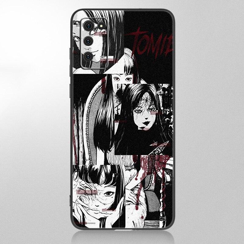 

Аниме Джунджи Ито футболки ужас чехол для Samsung Galaxy A12 A02S A22 A32 A52 A72 A71 A51 A41 A31 A21 A11 A50 A70 A10S A20S чехол Samsung A72