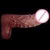 New Silicone Penis Sleeve Hollow Dildo Particle Stimulation Adult Toys Sex Toys Penis Male Thick and Thickened Penis Sheath Waterproof & Easy To Clean