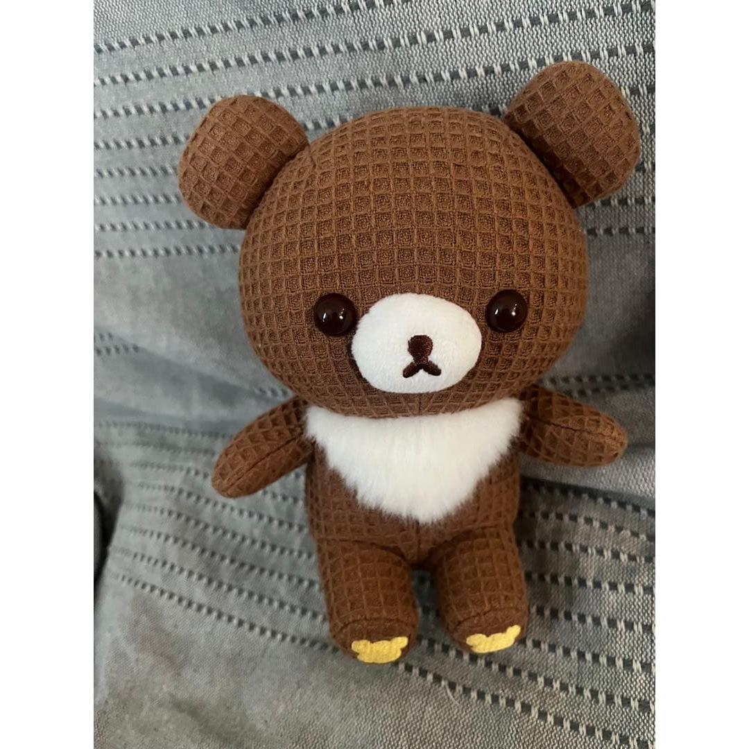 Rilakkuma Chiroikoguma Waffle Stuffed Toy