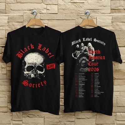 Klassisches Black Label Society Tour 2026 Shirt
