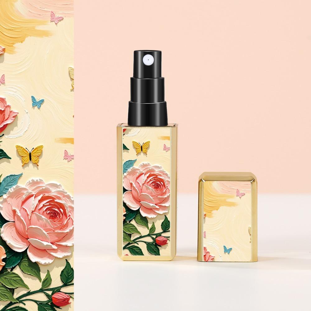 5ml Spray Rotating Bottle Refillable Empty Cosmetic Containers New Spray Atomizer Bottle
