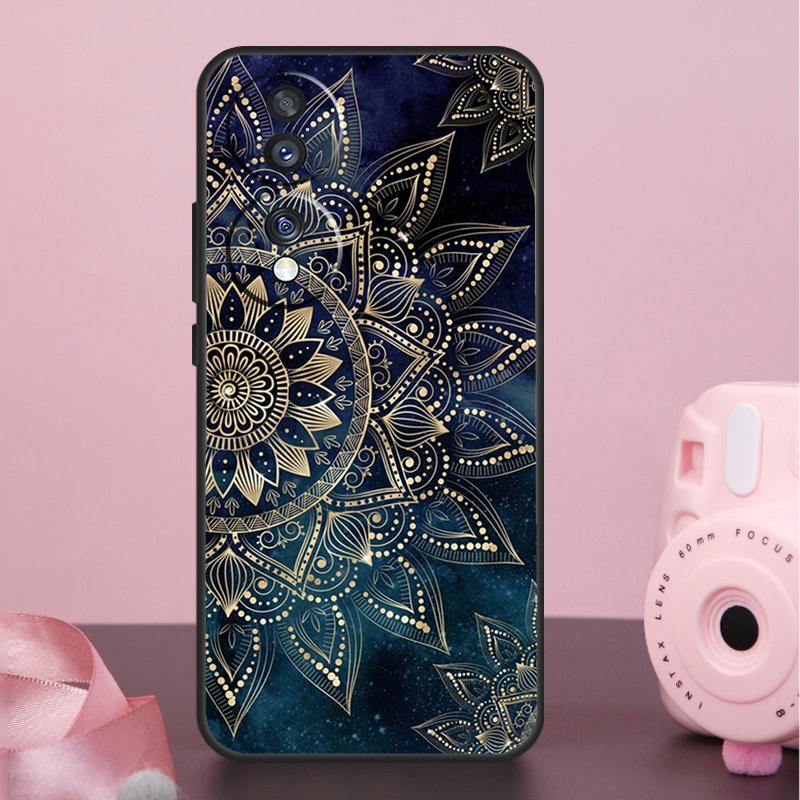 Elegant Mandala Floral Design Case For Honor 200 400 Pro 50 70 90 X9a X9b X9c X9d X8b X8c Win Magic 7 Lite 5 6 8 Pro Cover