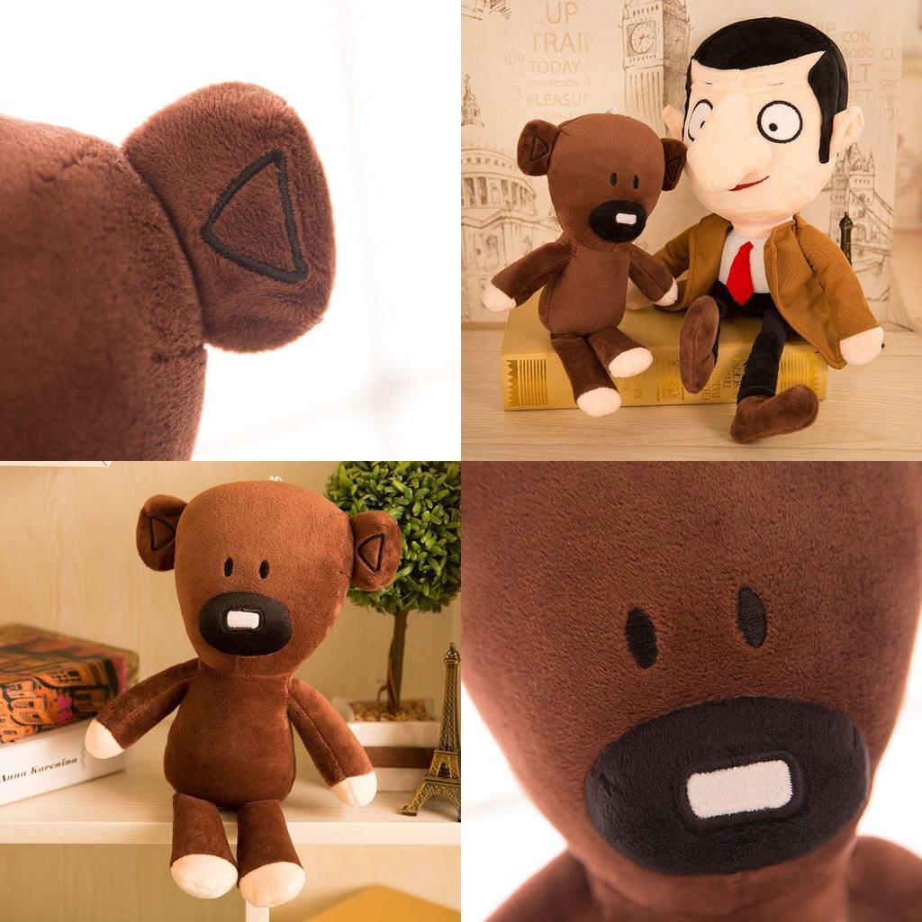11.8/15.7/19.7/31.5in Mr. Bean Plush Toy Teddy Bear Doll Stuffed Xmas Gift