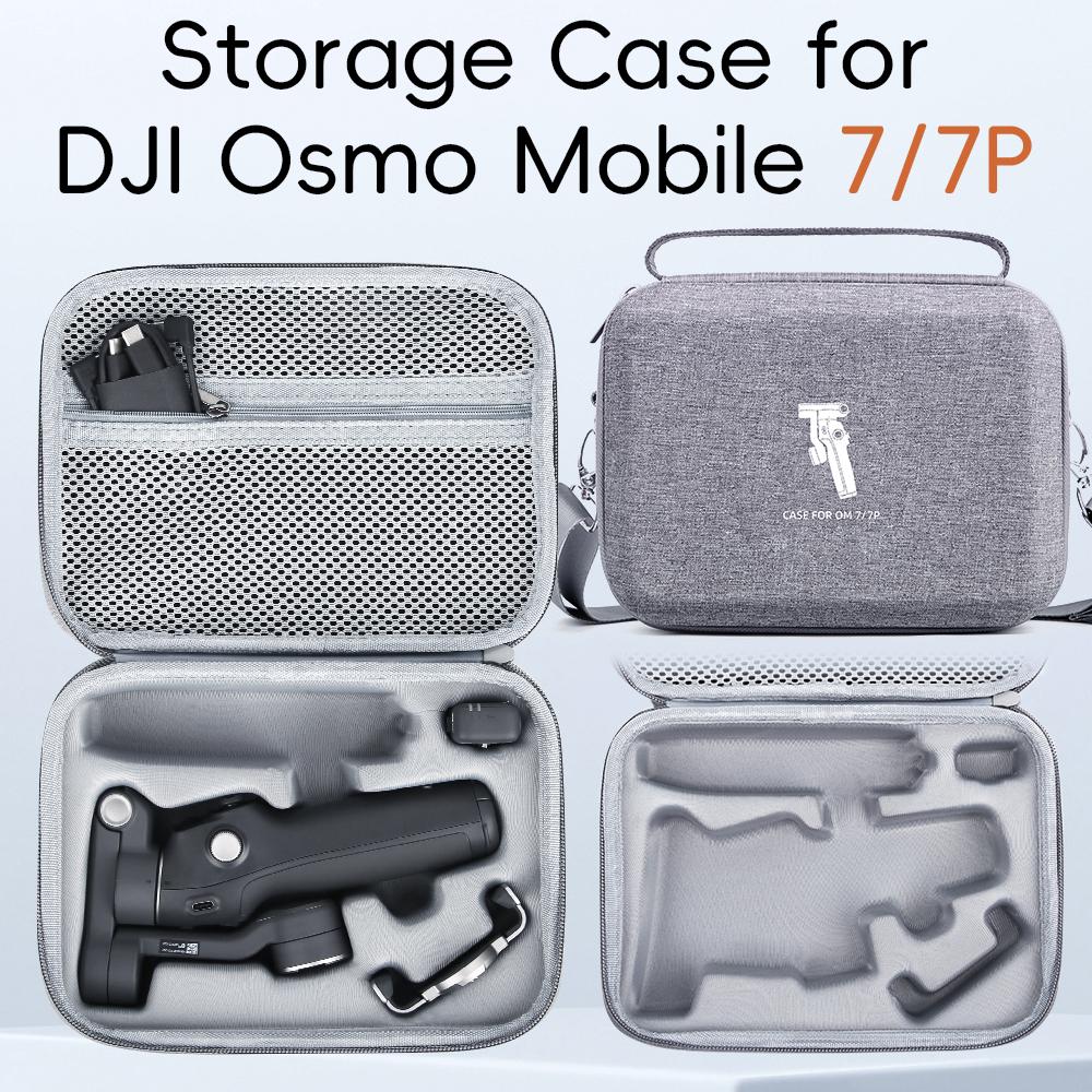 For DJI Osmo Mobile 7 Pro Mobile 7 Smartphone Gimbal Stabilizer Storage Case Portable Carry Bag with Shoulder Strap