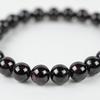 Eigado Granat 24 Innere Natürliche Kraft Viel Glück Januar Geburtsstein Armband, Perlen, 7,5 mm, Durchmesser ca.. 16cm, Stein, Stein, Anhänger,