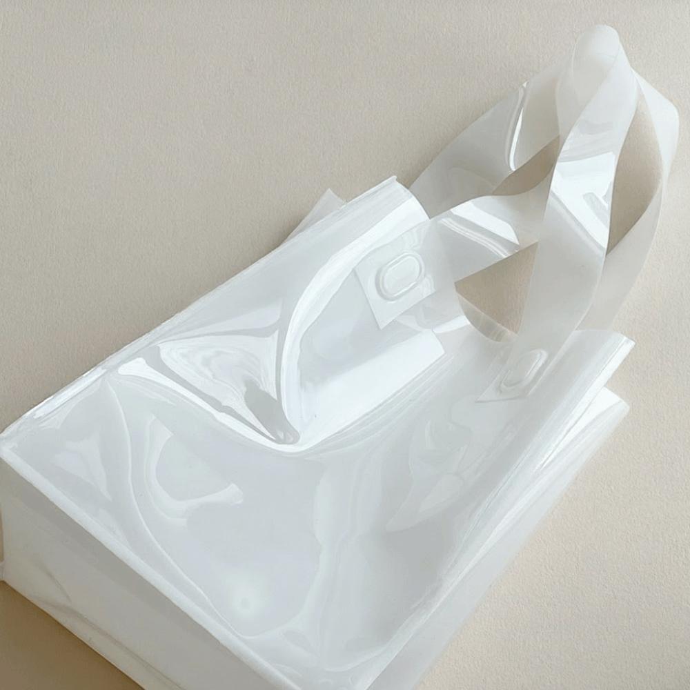 Transparent Gift Bags Reusable PVC Bag 2 Sizes Packaging Bag  Gift Packaging L белый