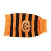 Halloween Dog Sweater Autumn Winter Stylish Cute Soft Stretchy Pumpkin Striped Pet Dog Sweater for